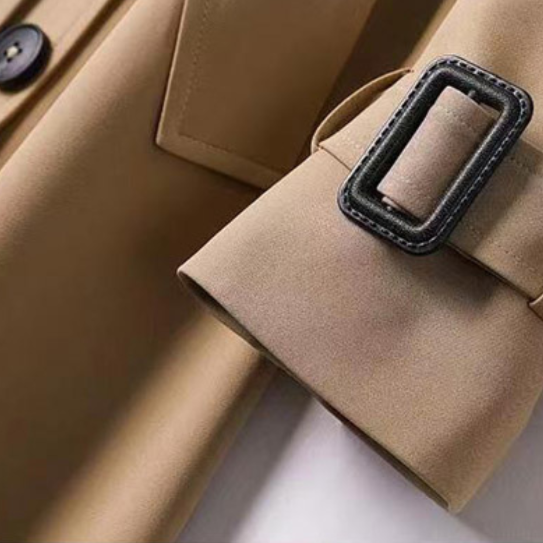 Stilla | Klassisk Trenchcoat Ambre