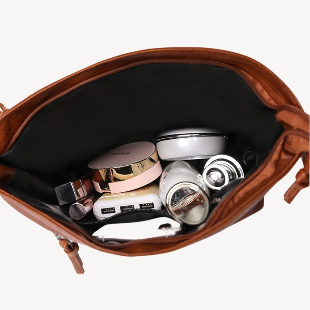 Stilla | Kvinders Faux Læder Crossbody Taske Årgang