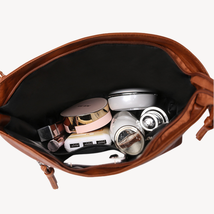 Stilla | Kvinders Faux Læder Crossbody Taske Årgang