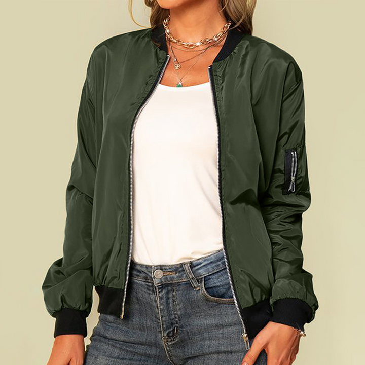 Stilla | Jakke Afslappet Zip up Bomber Jakke