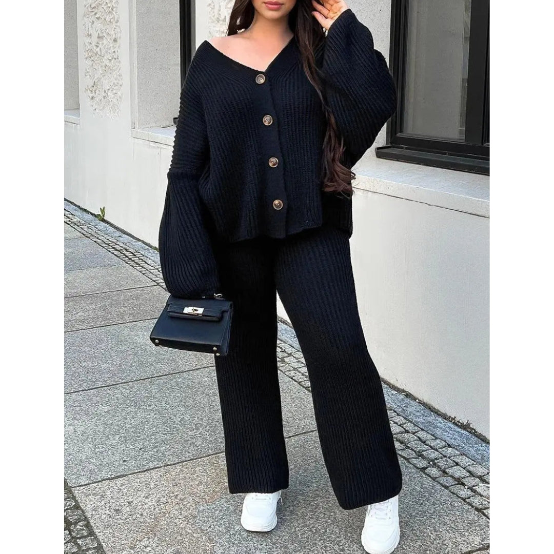 Stilla | Elegant Strikket Kombi Sæt