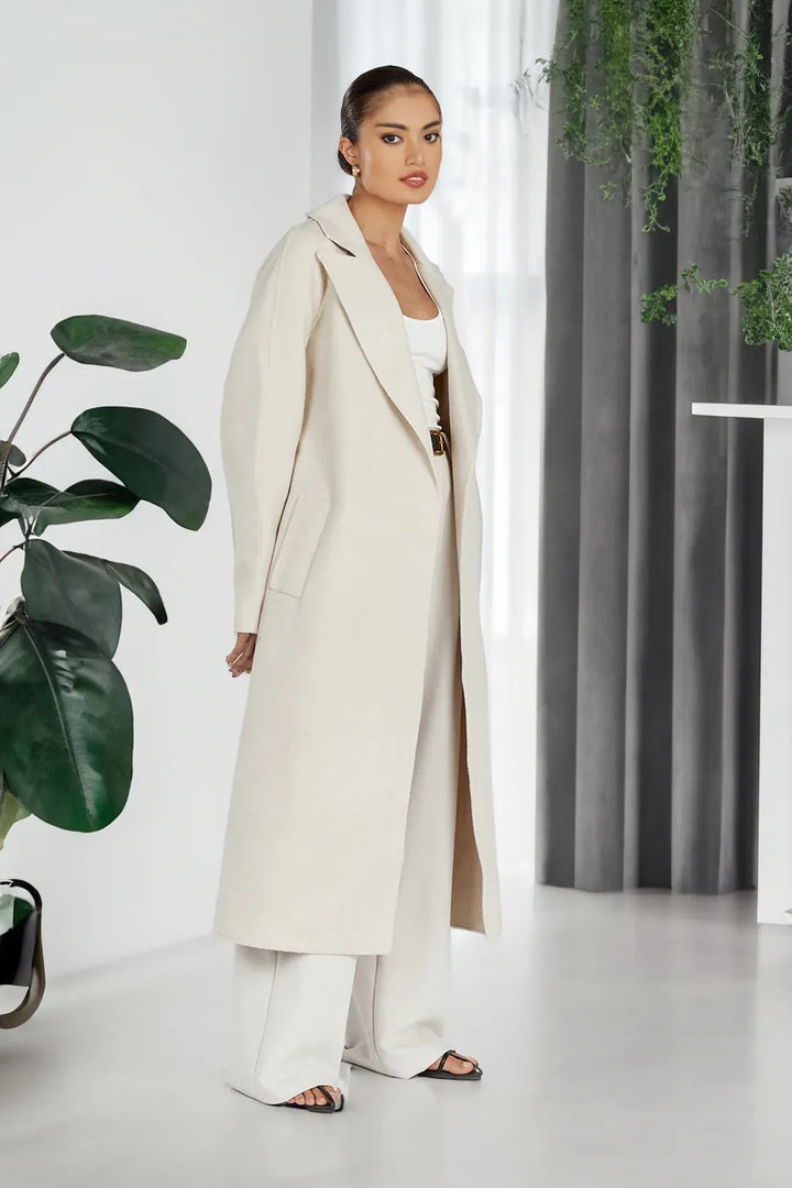 Stilla | Elegant, Lang Trenchcoat Til Damer I Overdimensioneret Stil