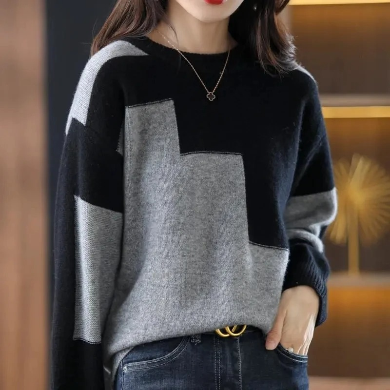 Stilla | Trendy finstrikket pullover