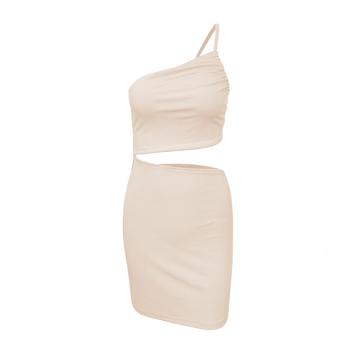 Stilla | Bodycon Mokkakjole Med En Skulder