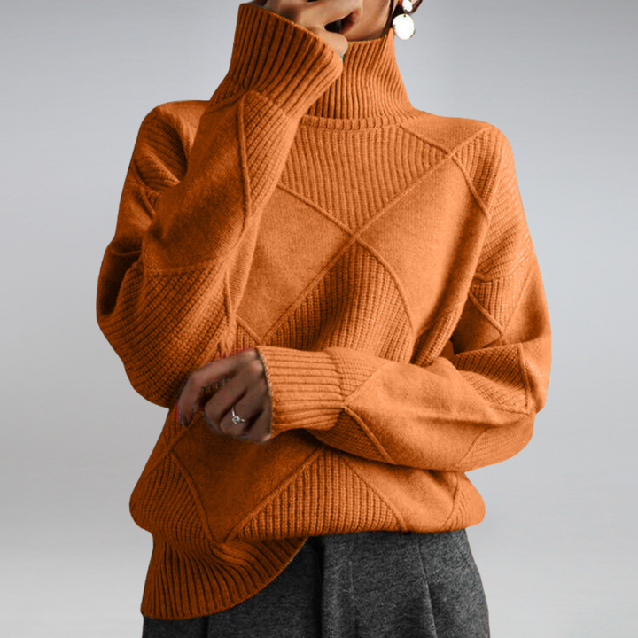 Stilla | Luksuriøs Turtleneck Strikpullover
