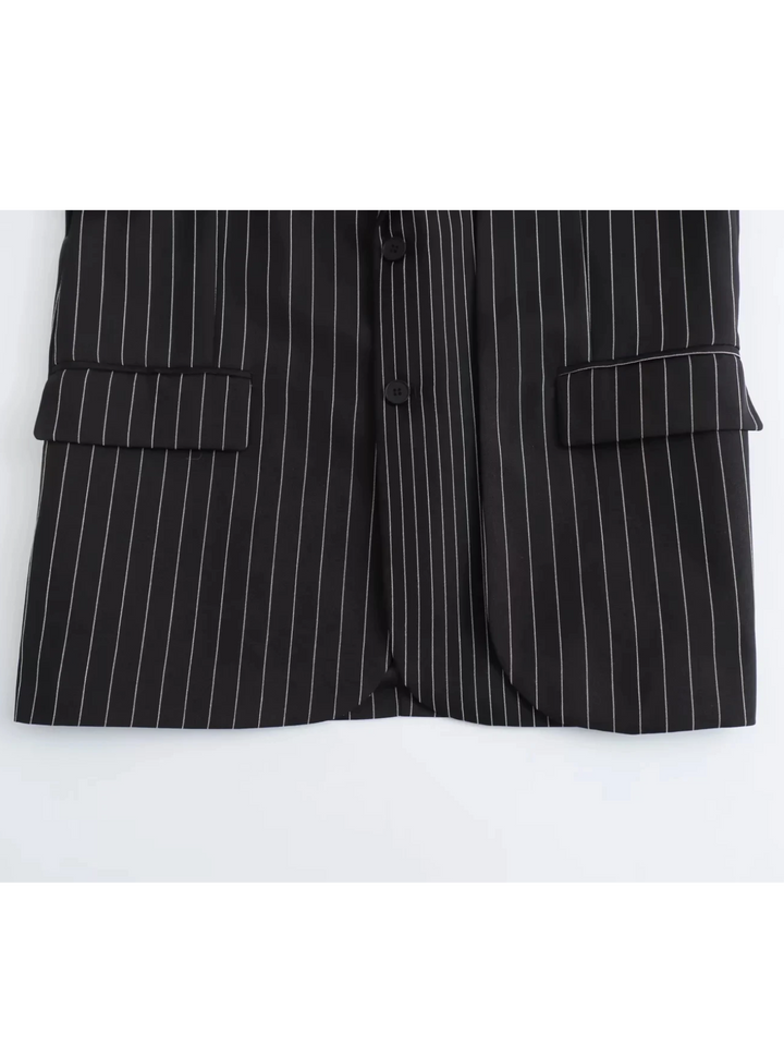 Stilla | Stribet Blazer Til Damer, Perfekt Til Et Kontor Look