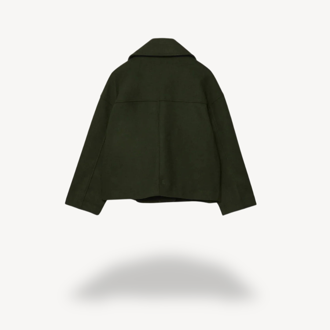 Stilla | Kort uld peacoat til kvinder