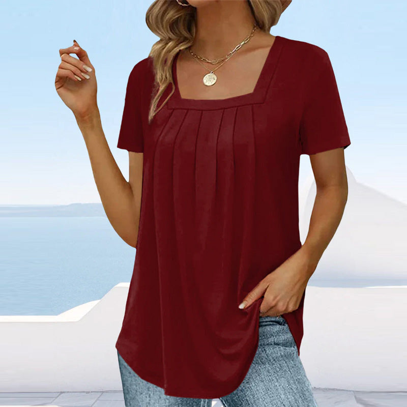 Stilla | Elegante Plisseret Bluse