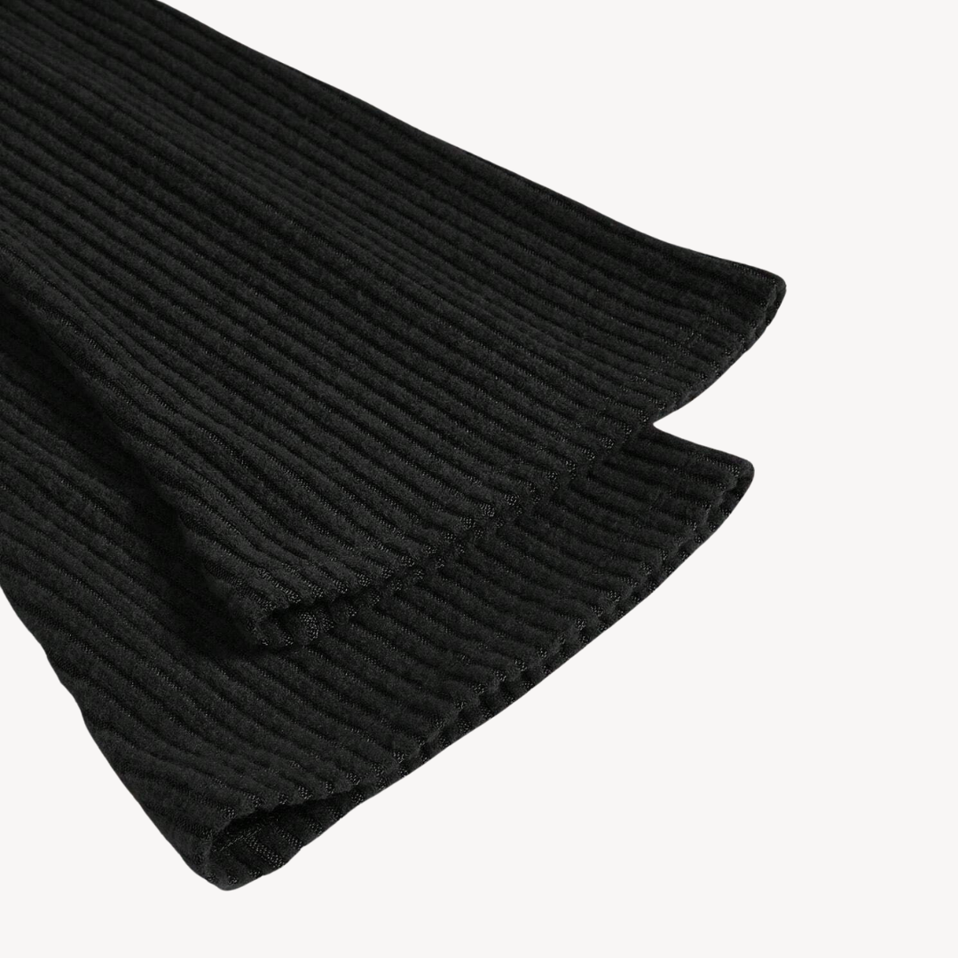 Stilla | Kvinders Ribbet Strik Off shoulder Top