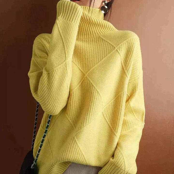 Stilla | Modefuld rullekrave sweater