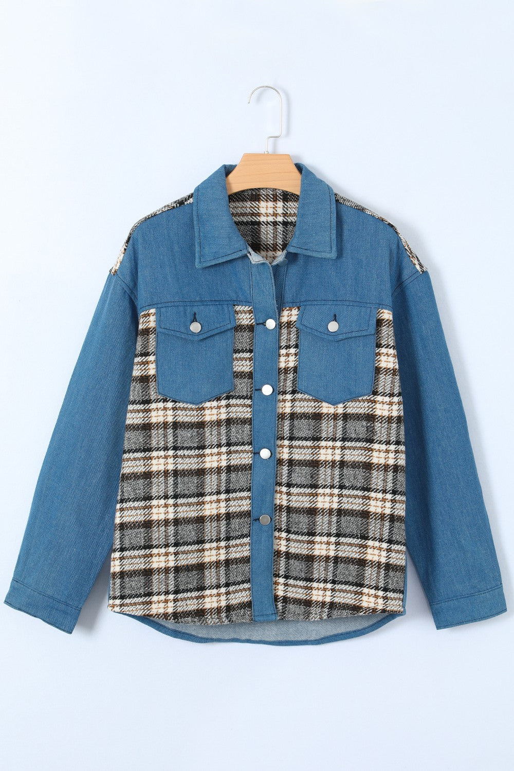 Stilla | Pocketed Button Up Denim Jakke