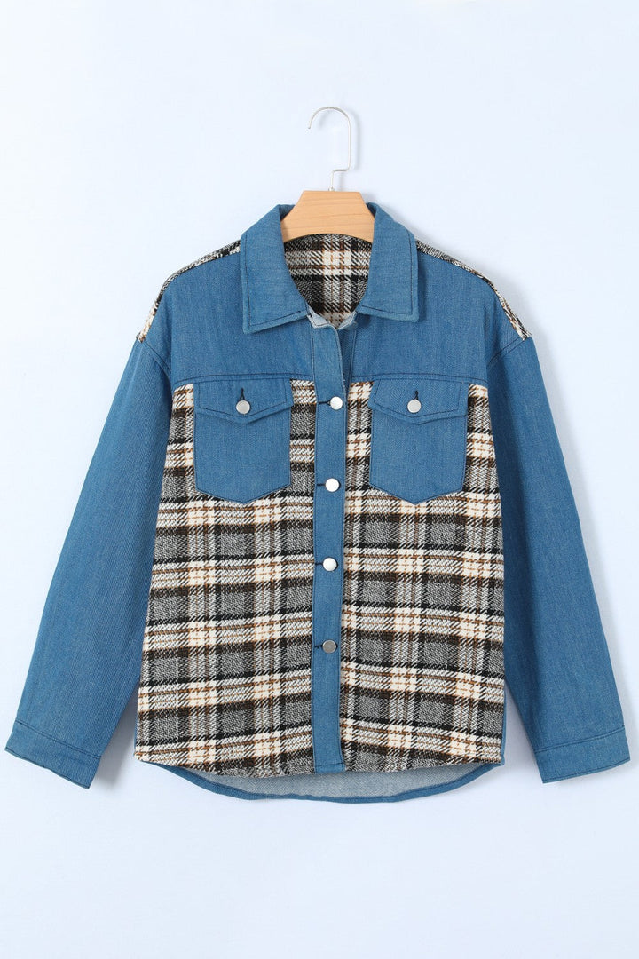 Stilla | Pocketed Button Up Denim Jakke