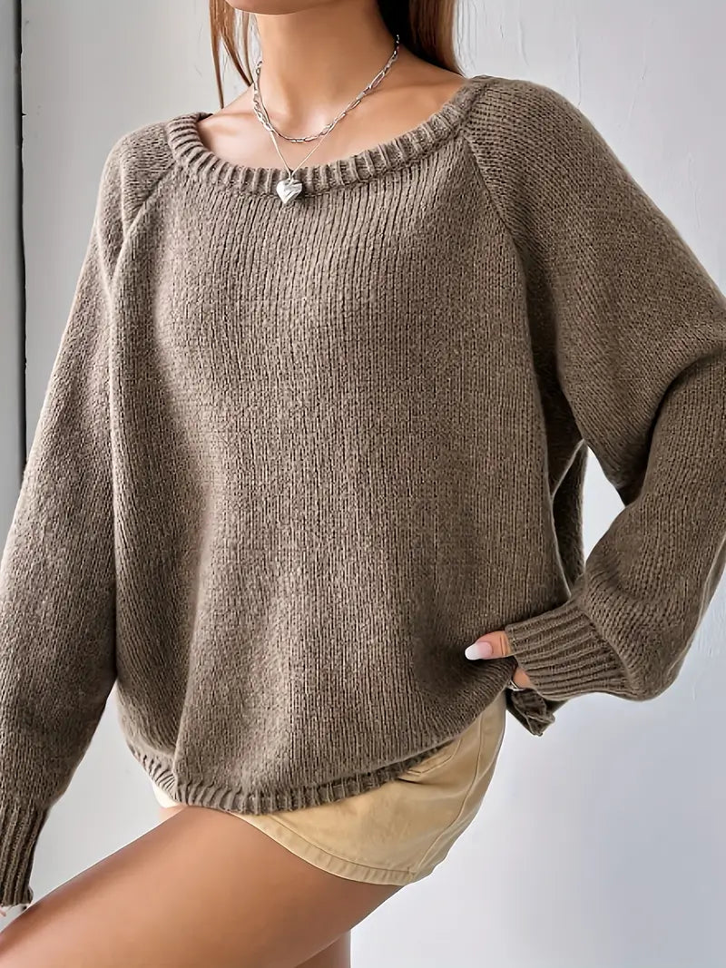 Stilla | Pullover med skulderfrie ærmer