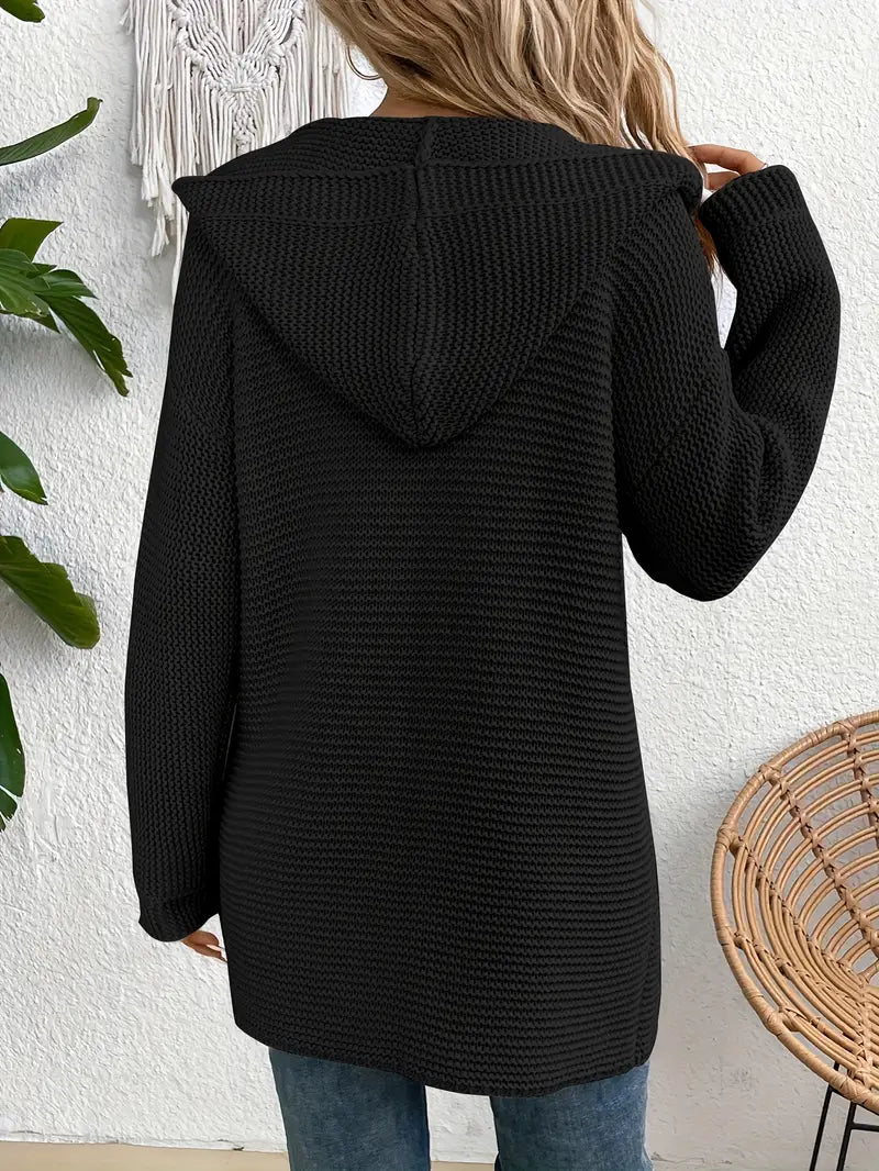 Stilla | Stilfuld Hættecardigan Med Moderne Udseende