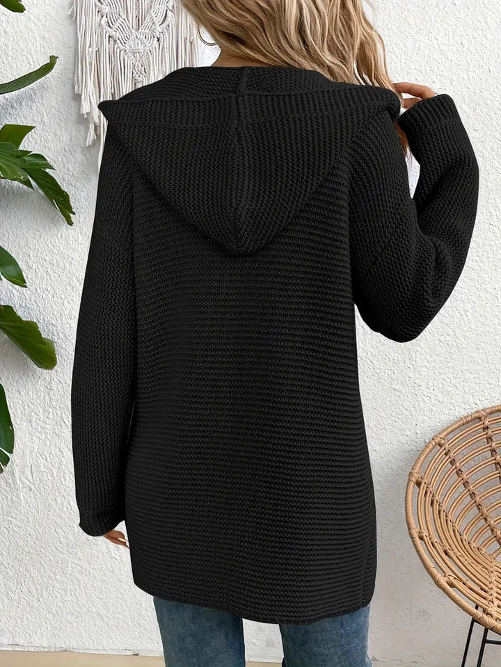 Stilla | Stilfuld Hættecardigan Med Moderne Udseende
