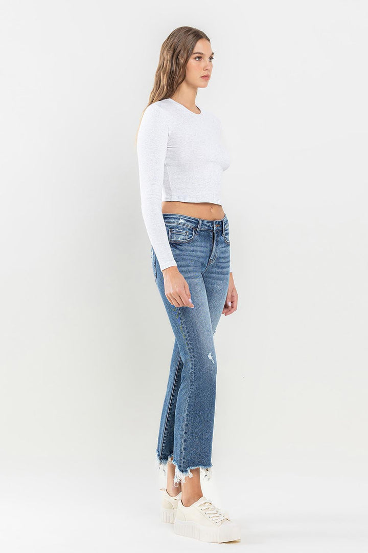 Stilla | Mellemhøj Slidser Hæm Jeans