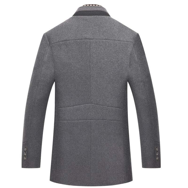 Stilla | Herre Slim Fit Uld Vinterfrakke