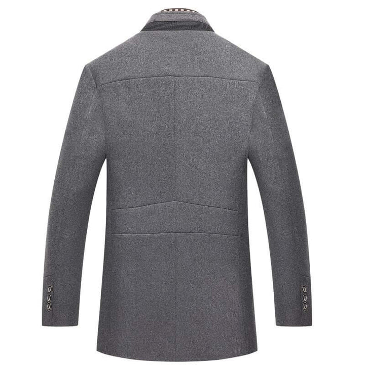 Stilla | Herre Slim Fit Uld Vinterfrakke