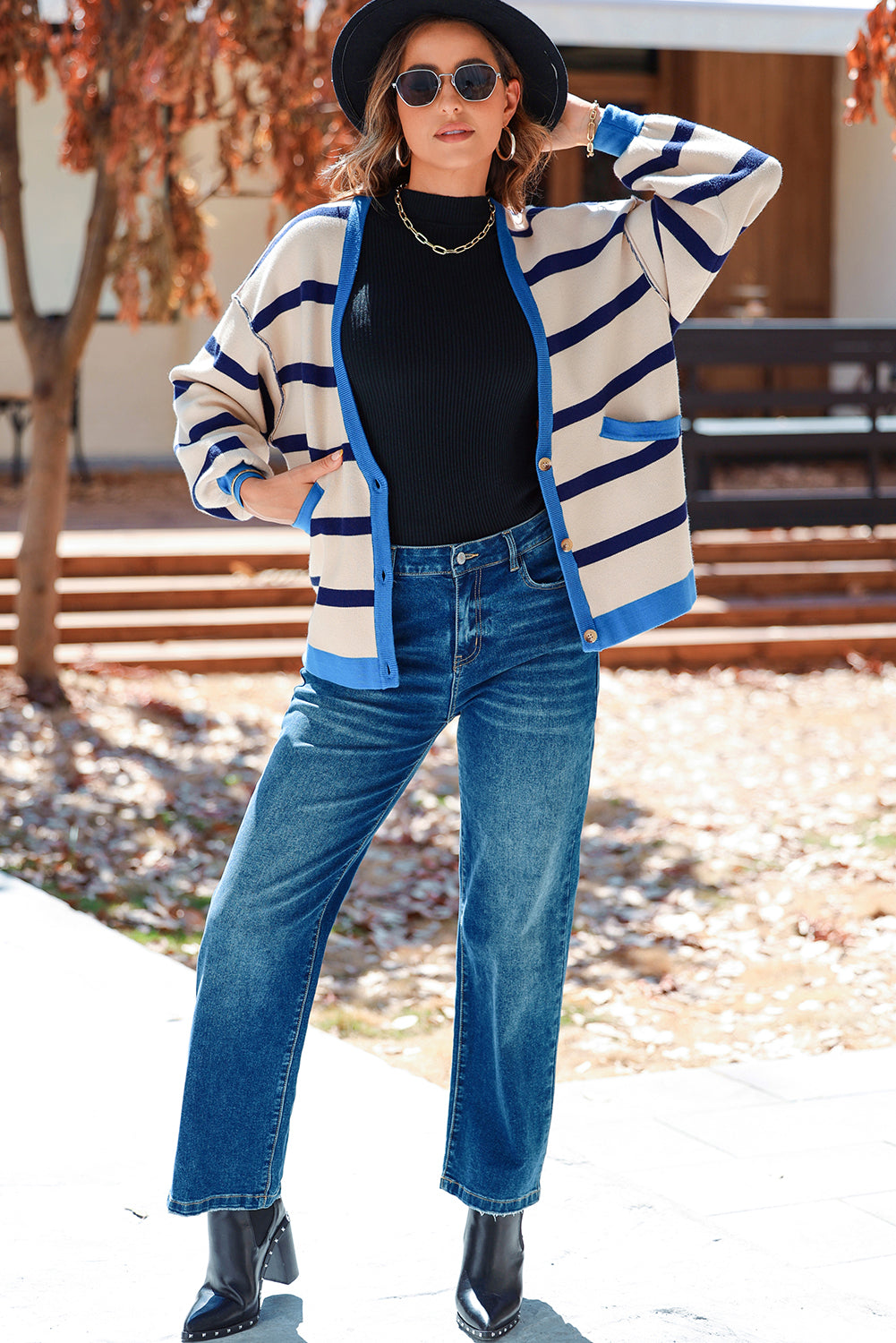 Stilla | Trendy og Løs Cardigan.