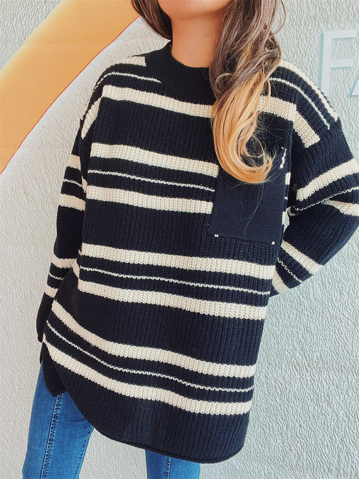 Stilla | Stribet pullover med lange ærmer og behagelig pasform