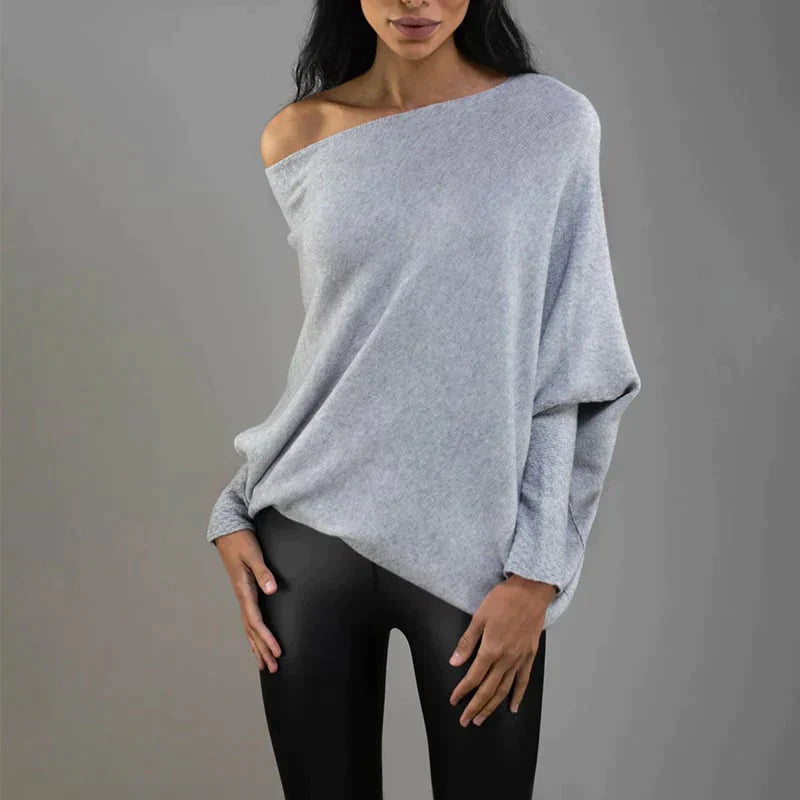 Stilla | Asymmetrisk draperet sweater