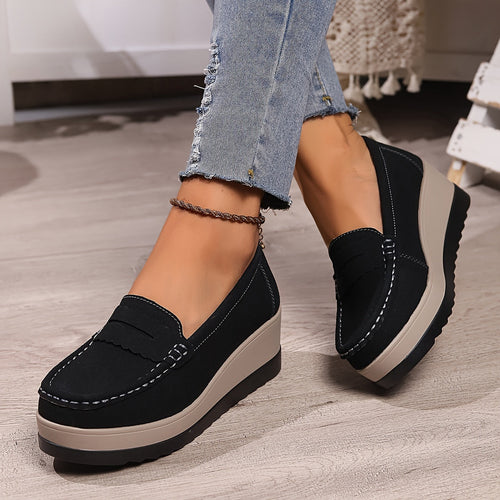 Stilla | Ensfarvet Dame Afslappet Loafers