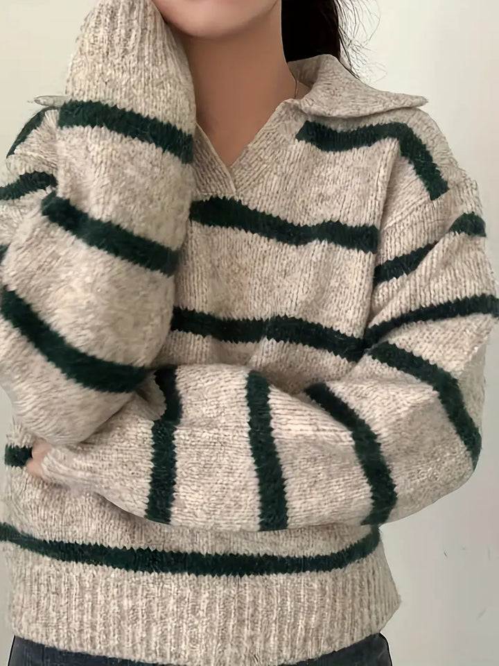 Stilla | V Udsnit Sweater Af Strik