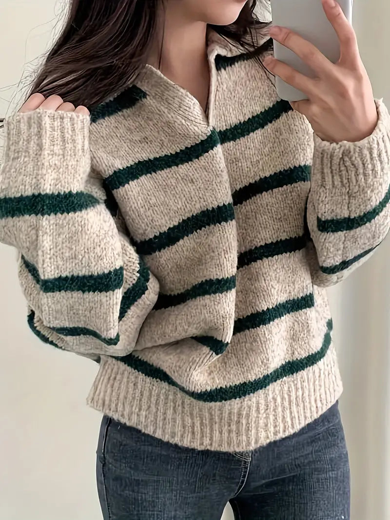 Stilla | V Udsnit Sweater Af Strik