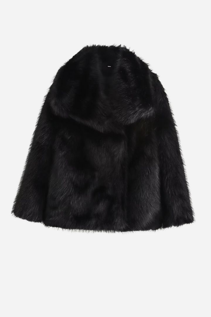 Stilla | Faux-fur-sjal-kravejakke
