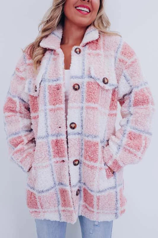 Stilla | Fuzzy Fleece Frakke