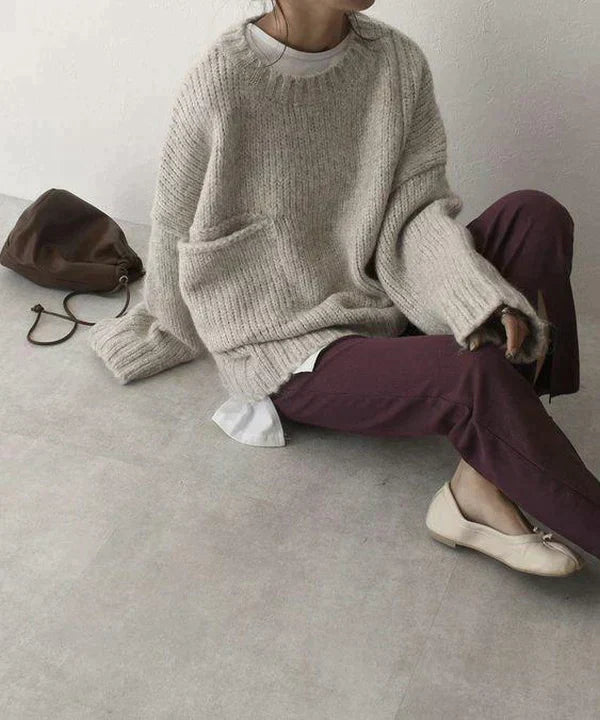 Stilla | Pullover med lomme