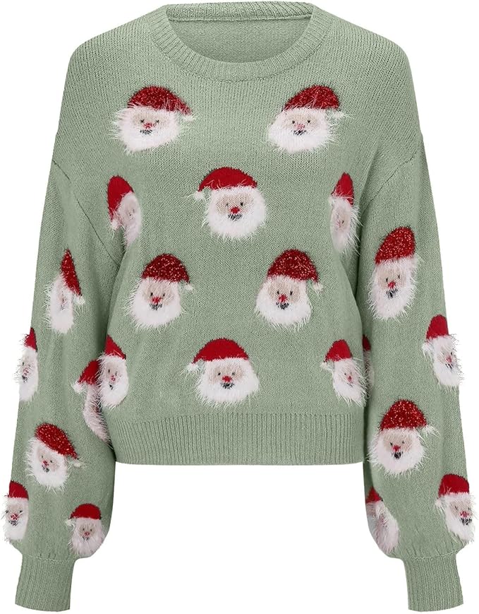 Stilla | Oversized julesweater med julemand motiv
