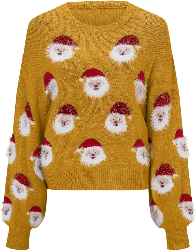 Stilla | Oversized julesweater med julemand motiv