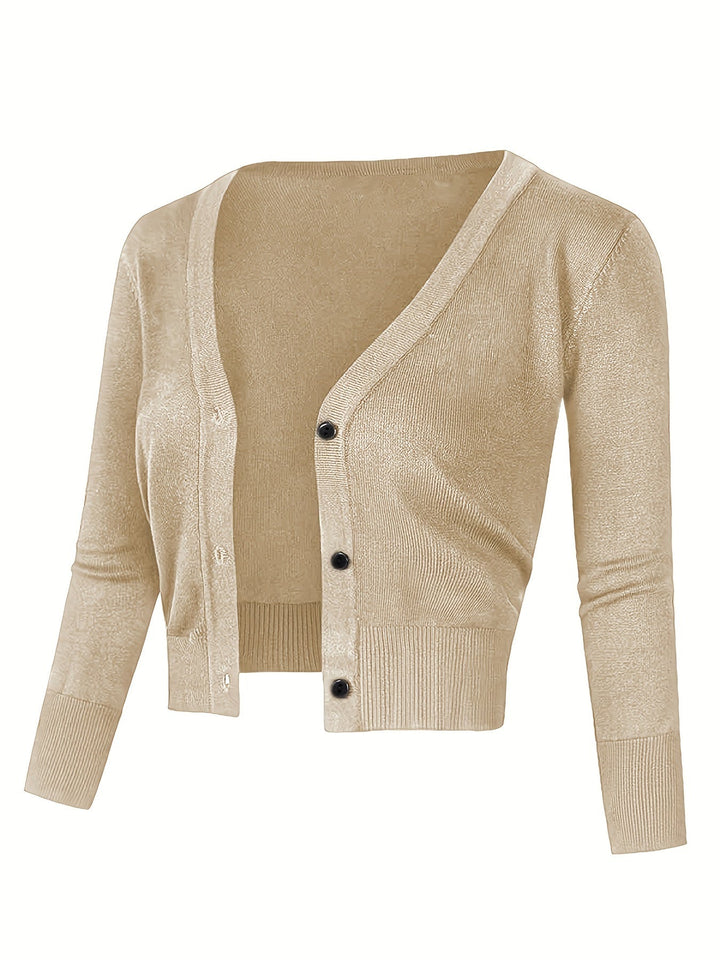 Stilla | Cardigan Bolero med knaplukning