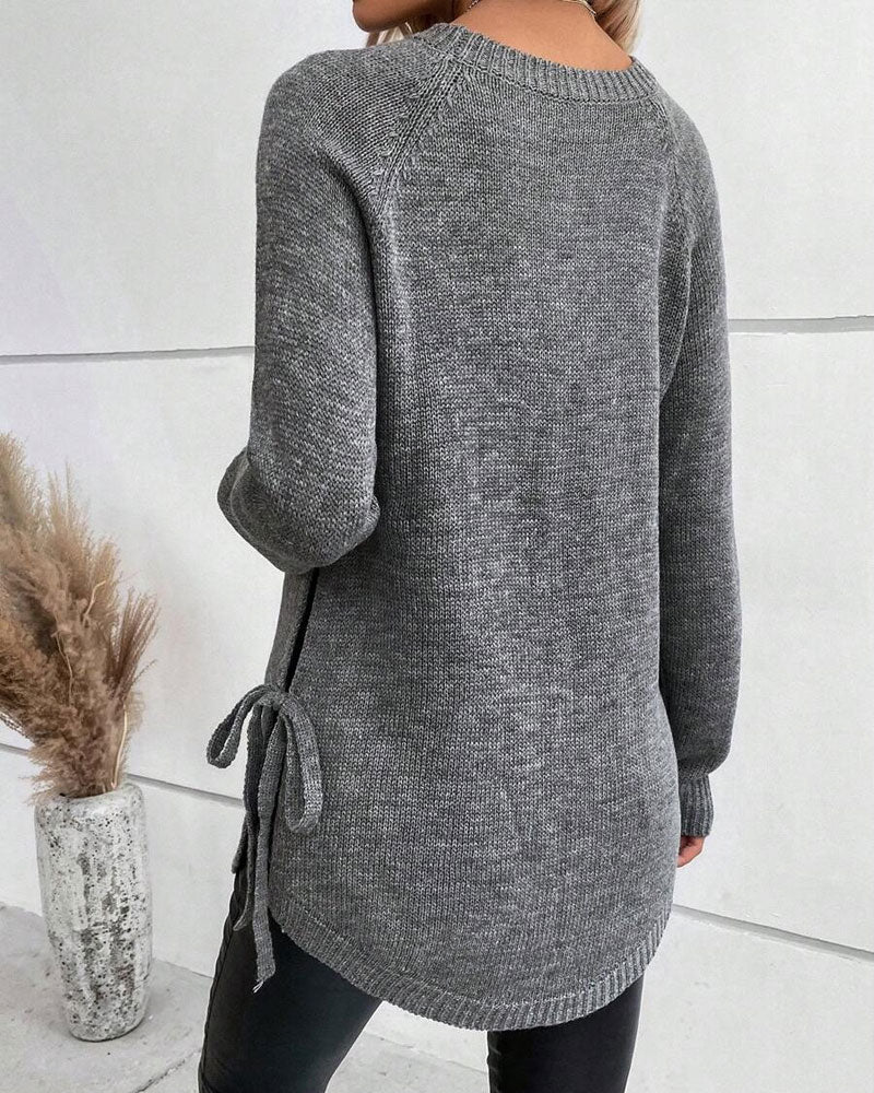 Stilla | Raglanærmer og knude sides design