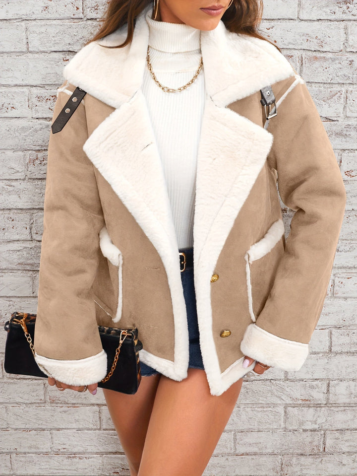 Stilla | Plysjakke Revers