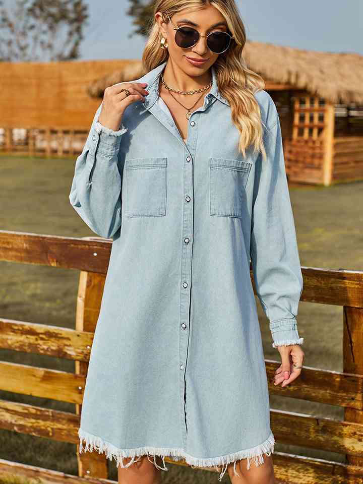 Stilla | Hem Krave Denim Kjole