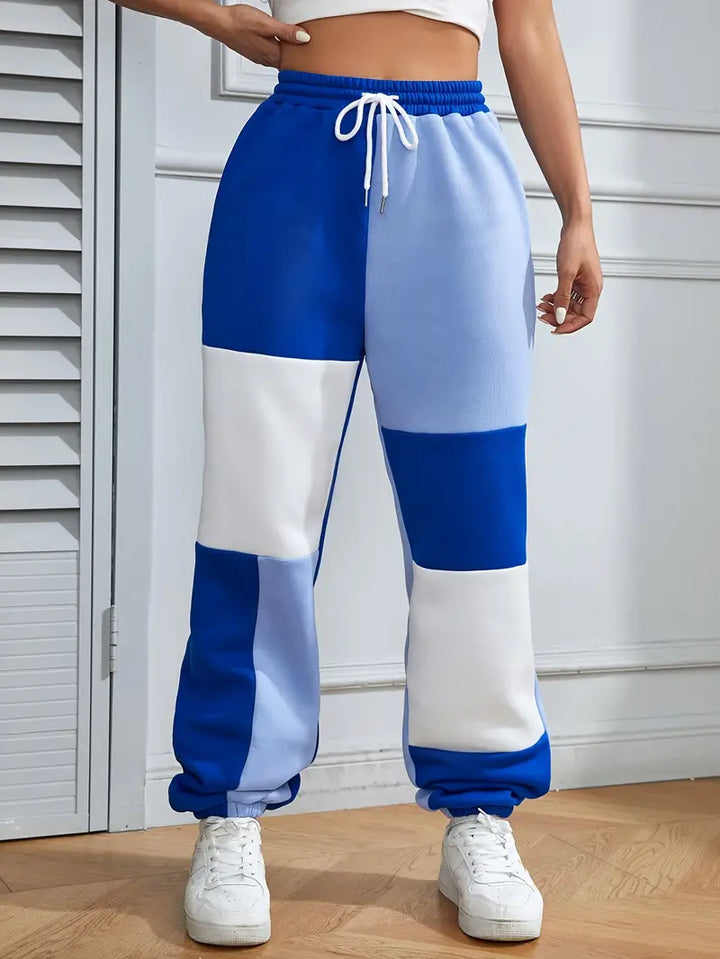 Stilla | Elegant Joggingbuks Med Color Blocking Design