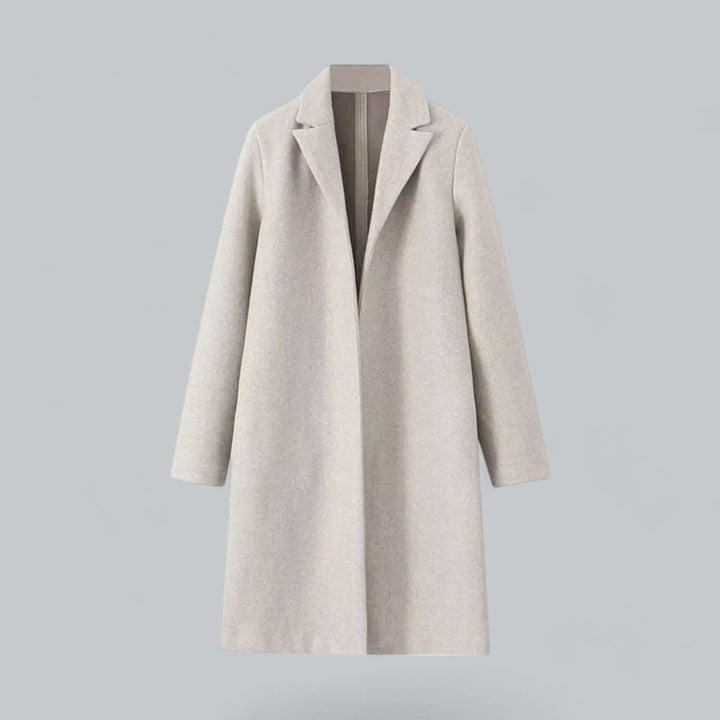 Stilla | Kvinder Elegant Åben Front-Trenchcoat