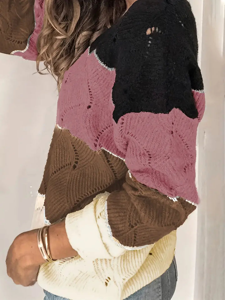 Stilla | Læderpullover med elegant præg