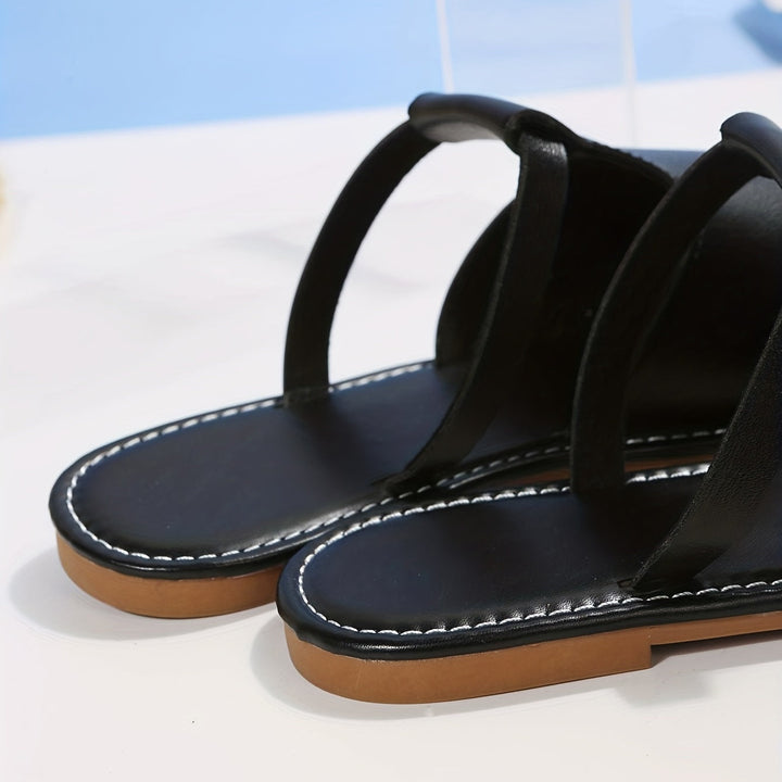 Stilla | Afslappet Slippers, Skridsikre Strandklip Klip Med Åbne Tæer