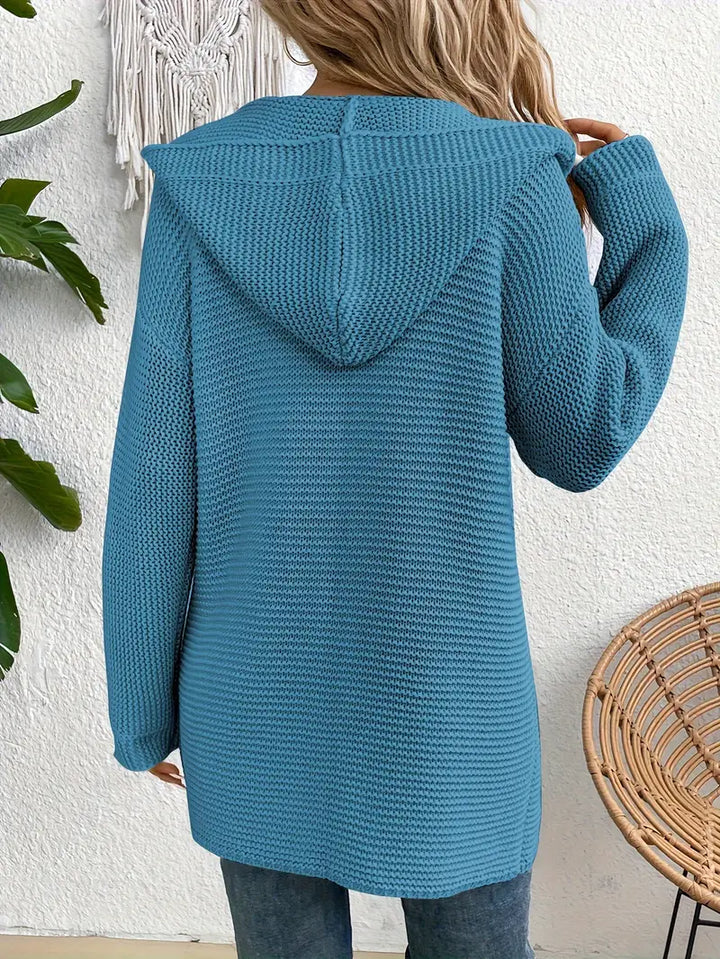 Stilla | Stilfuld Hættecardigan Med Moderne Udseende