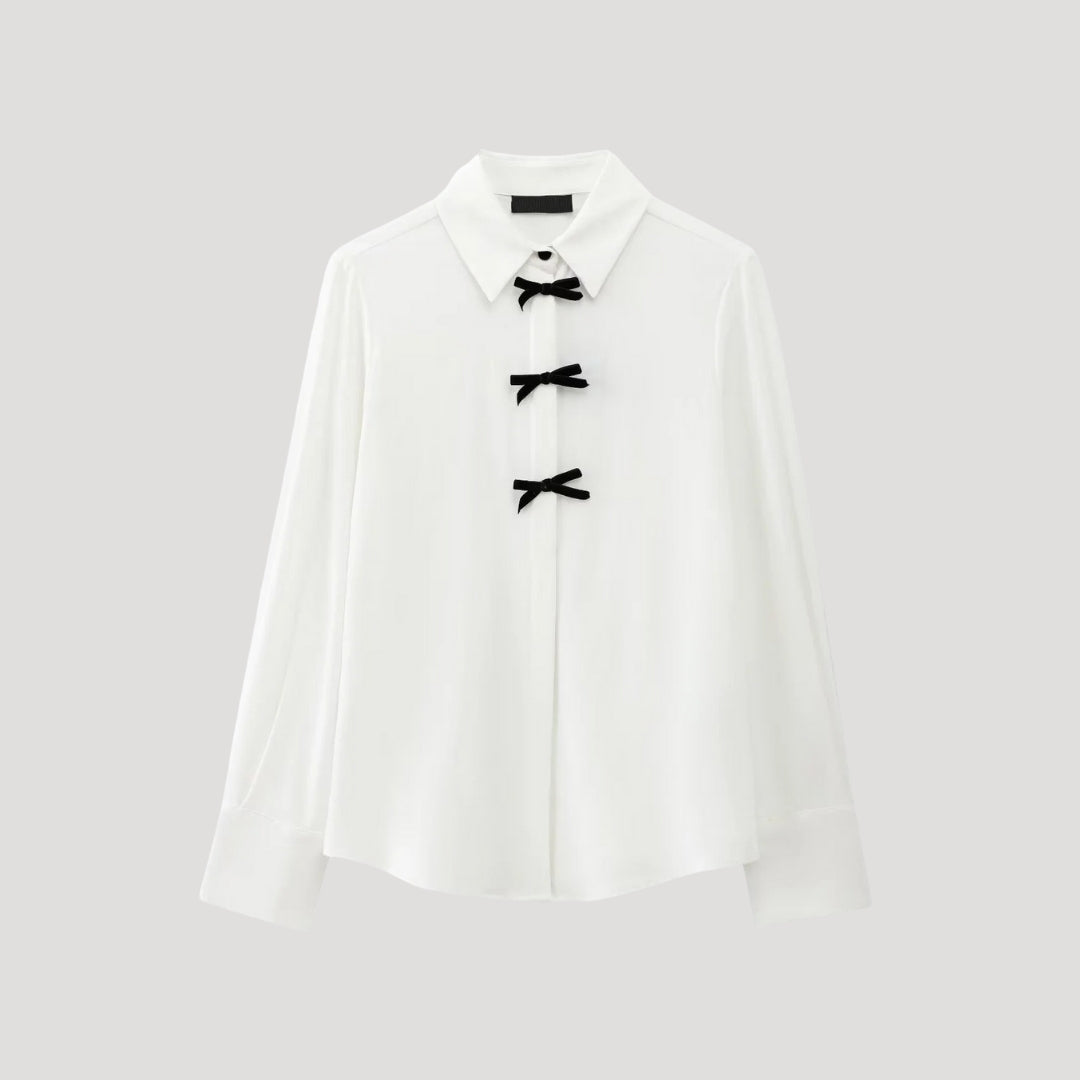 Stilla | Polka Dot Butterfly Blouse