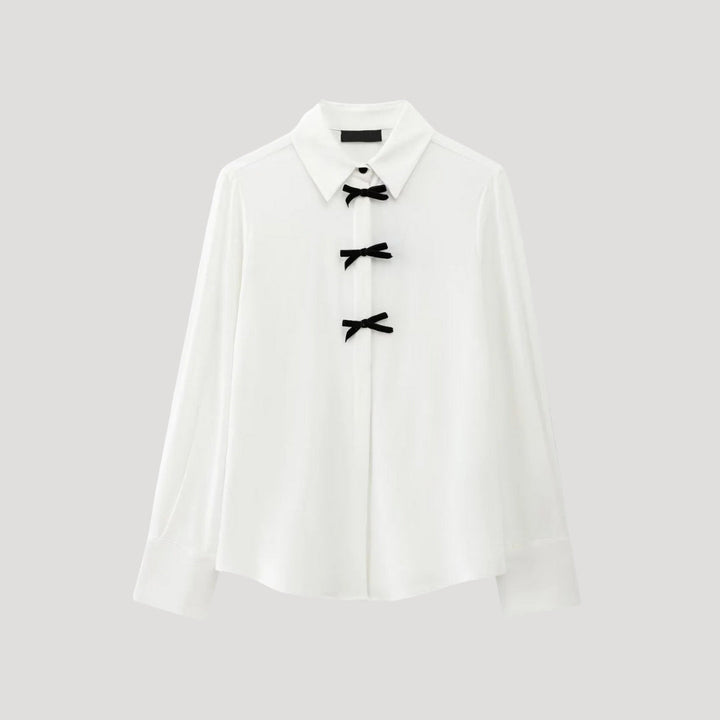Stilla | Polka Dot Butterfly Blouse