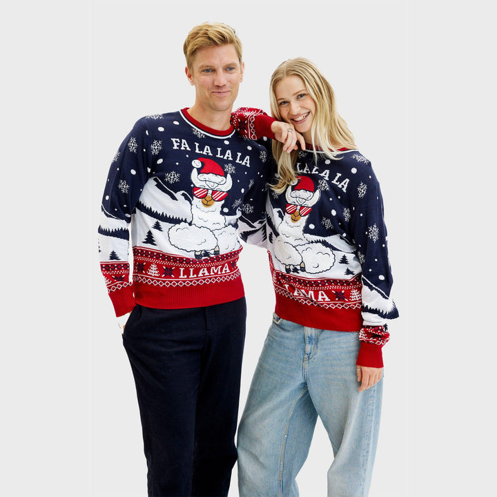 Stilla | Fa La La La Llama Sweatshirt Herre