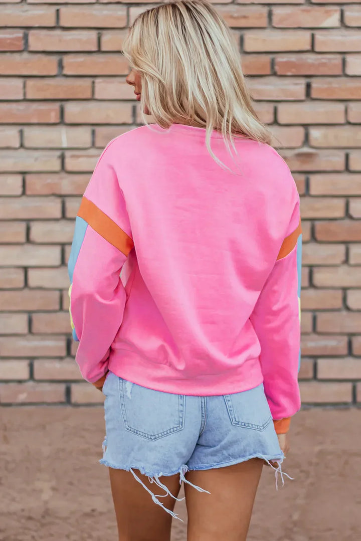 Stilla | Langærmet Sweatshirt til Fodbold i Kontrasterende Farve