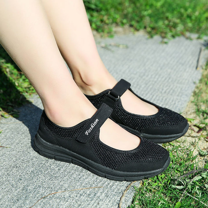 Femme Letvægts Velcro Slip-On Vandresko Stilla