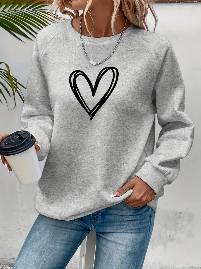 Stilla | Komfortabel hjertepullover