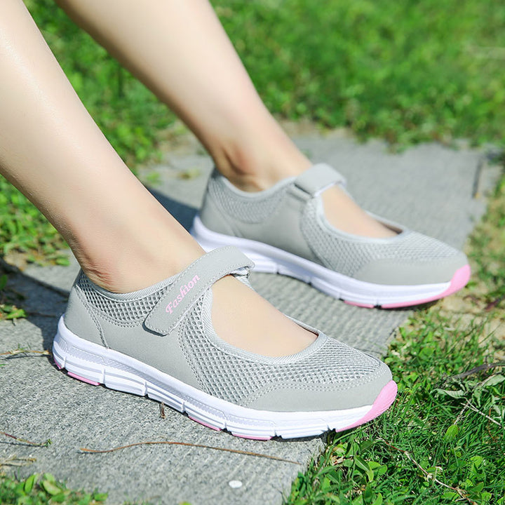 Femme Letvægts Velcro Slip-On Vandresko Stilla