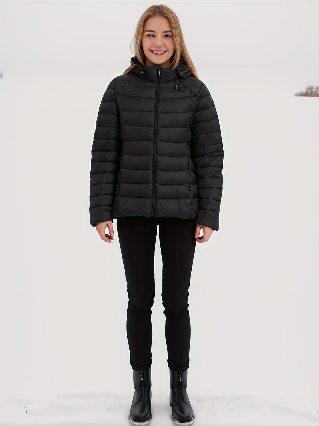 Stilla | Polstret Hooded Steppjakke